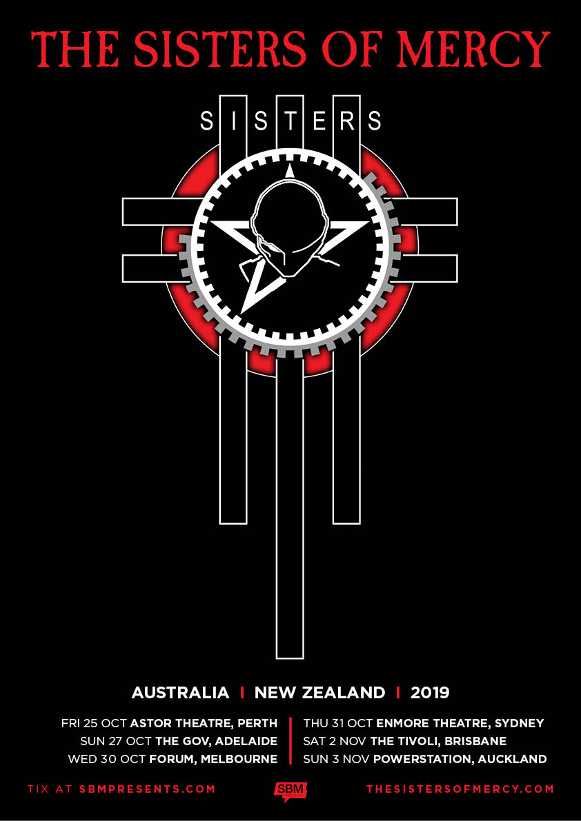 The Sisters Of Mercy tour poster