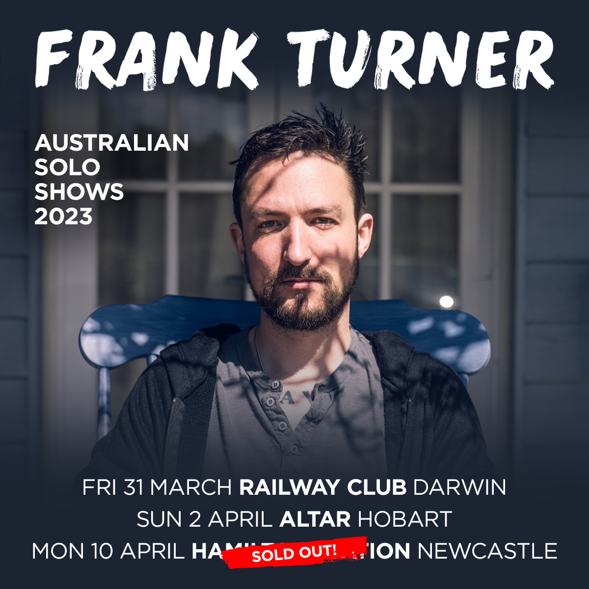 Frank Turner tour poster