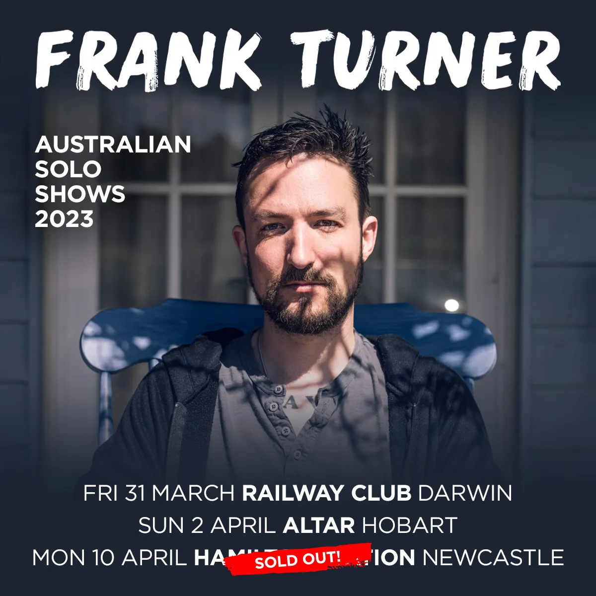 Frank Turner tour poster