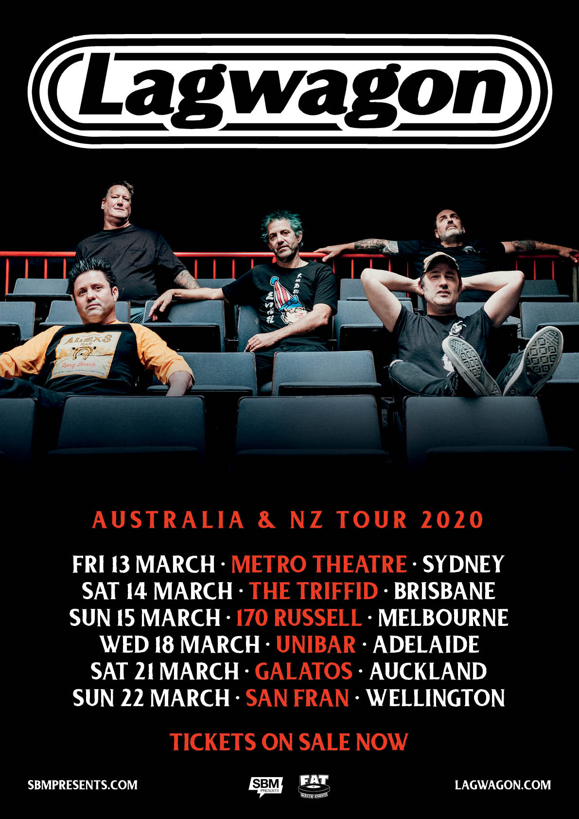 Lagwagon tour poster