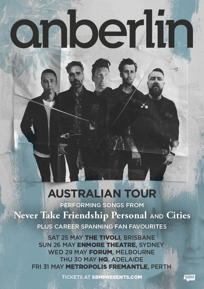 Anberlin tour poster