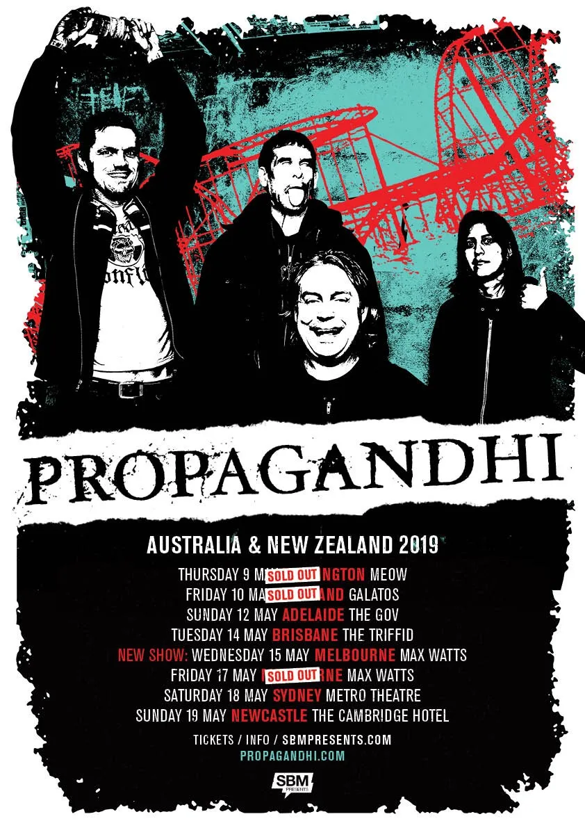 Propagandhi tour poster