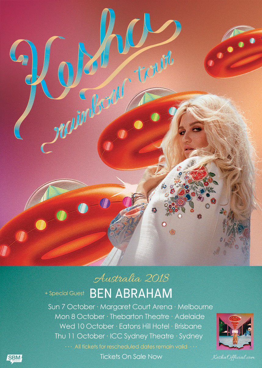 Kesha tour poster