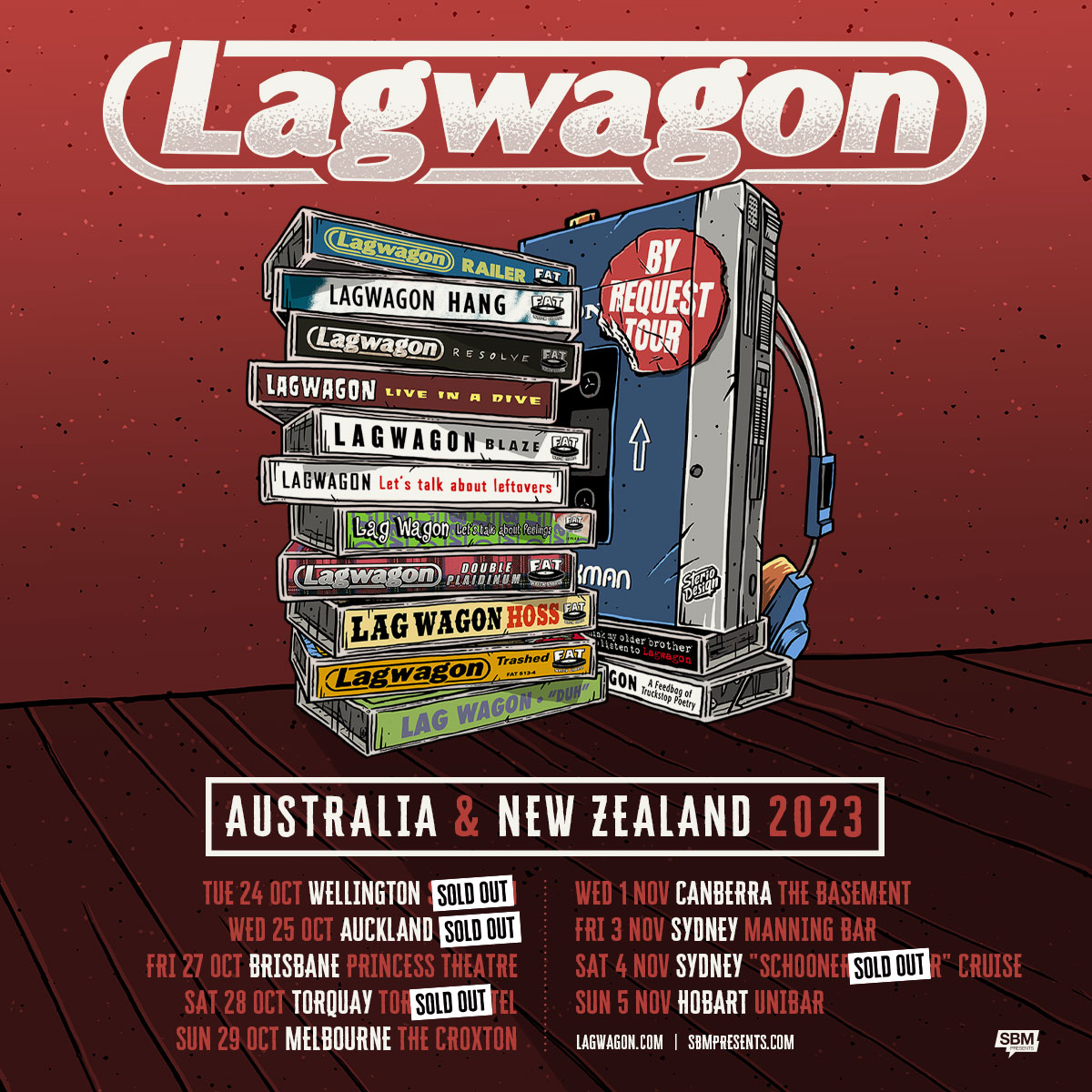 Lagwagon tour poster