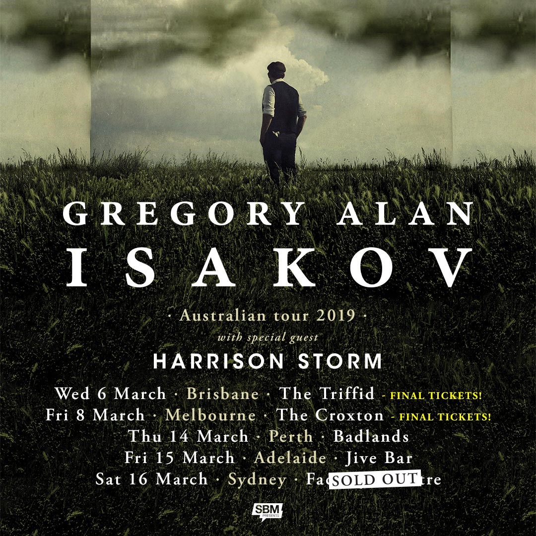 Gregory Alan Isakov tour poster