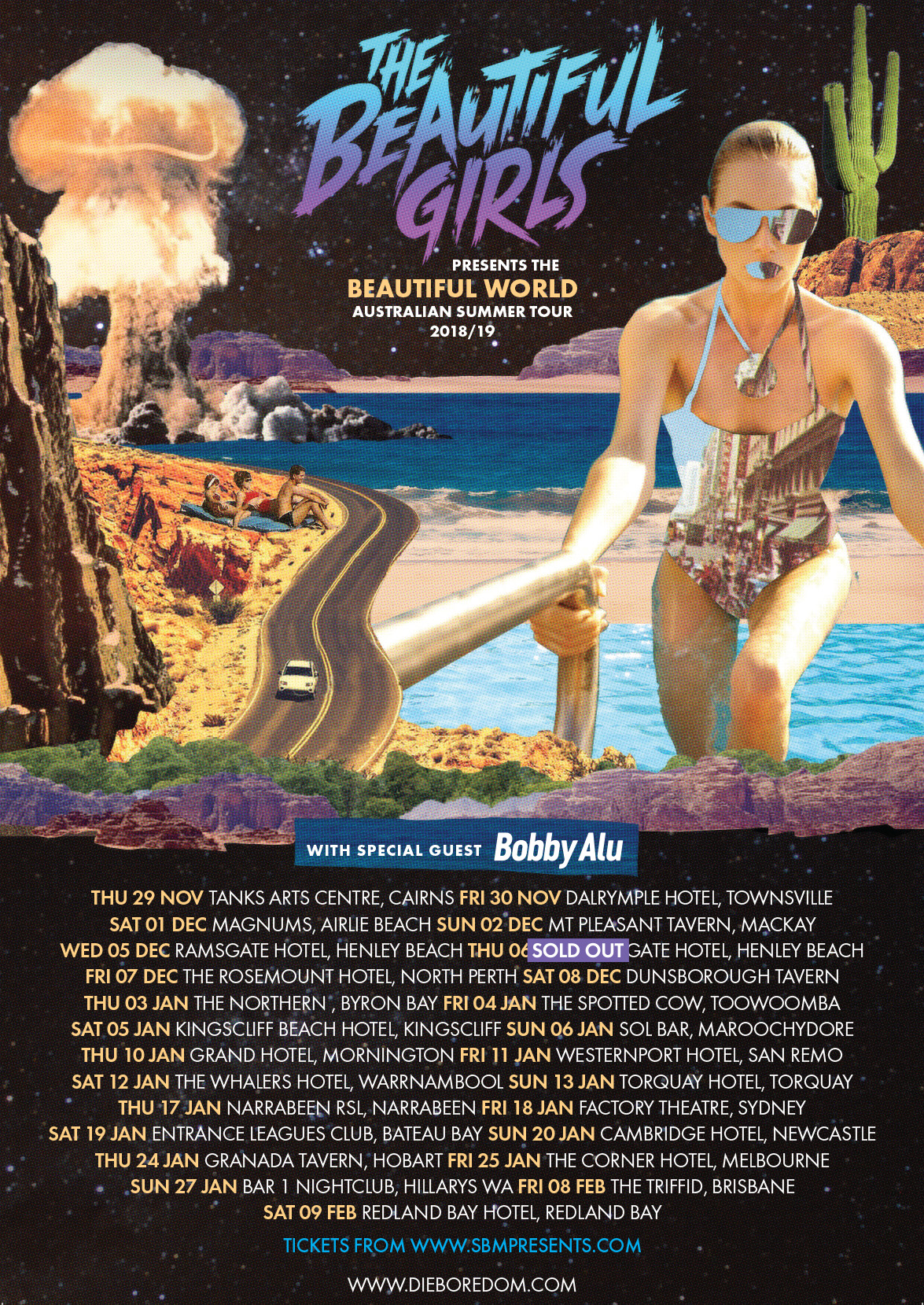 The Beautiful Girls tour poster