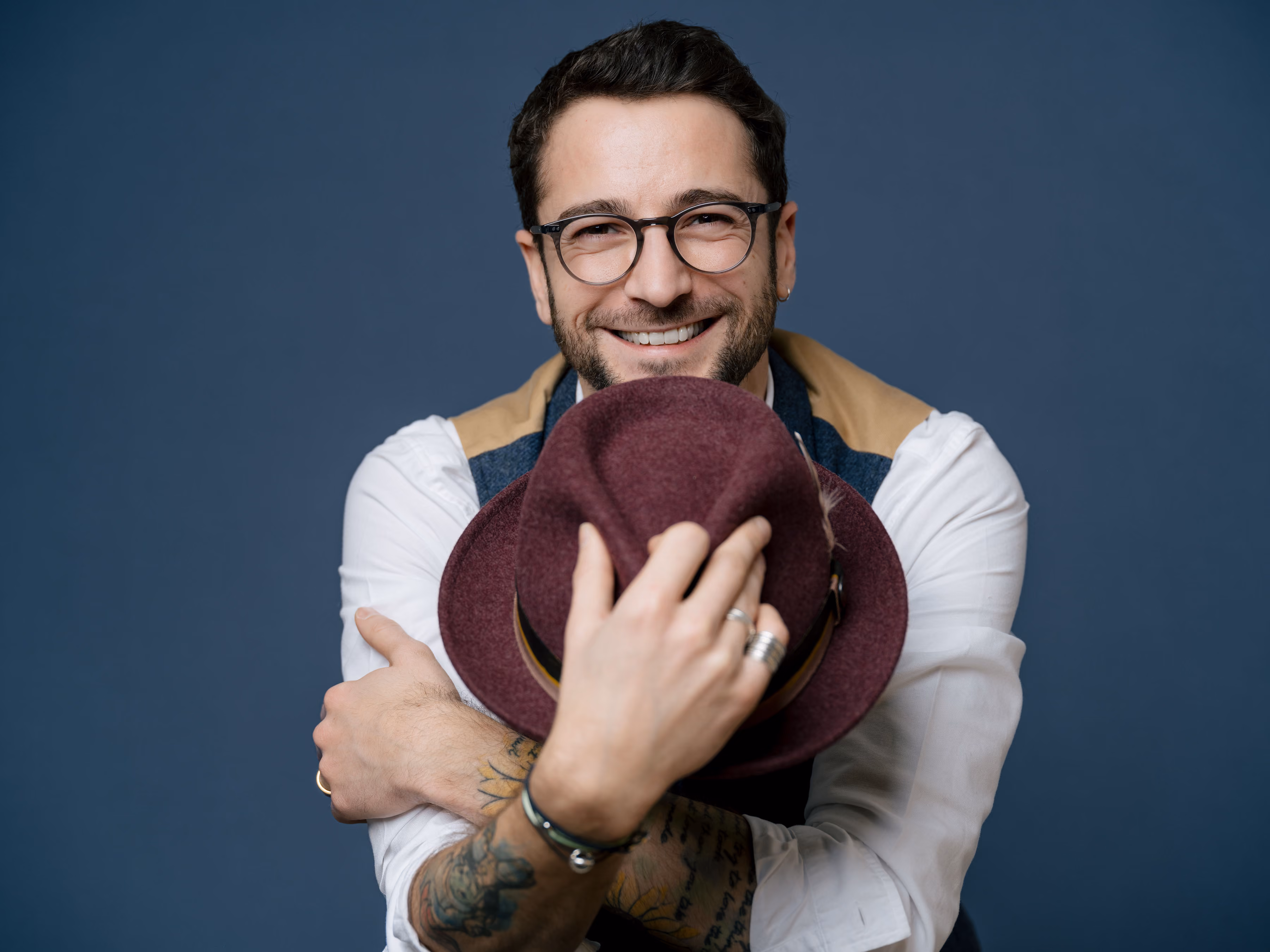 Portrait de Florent Champagne.