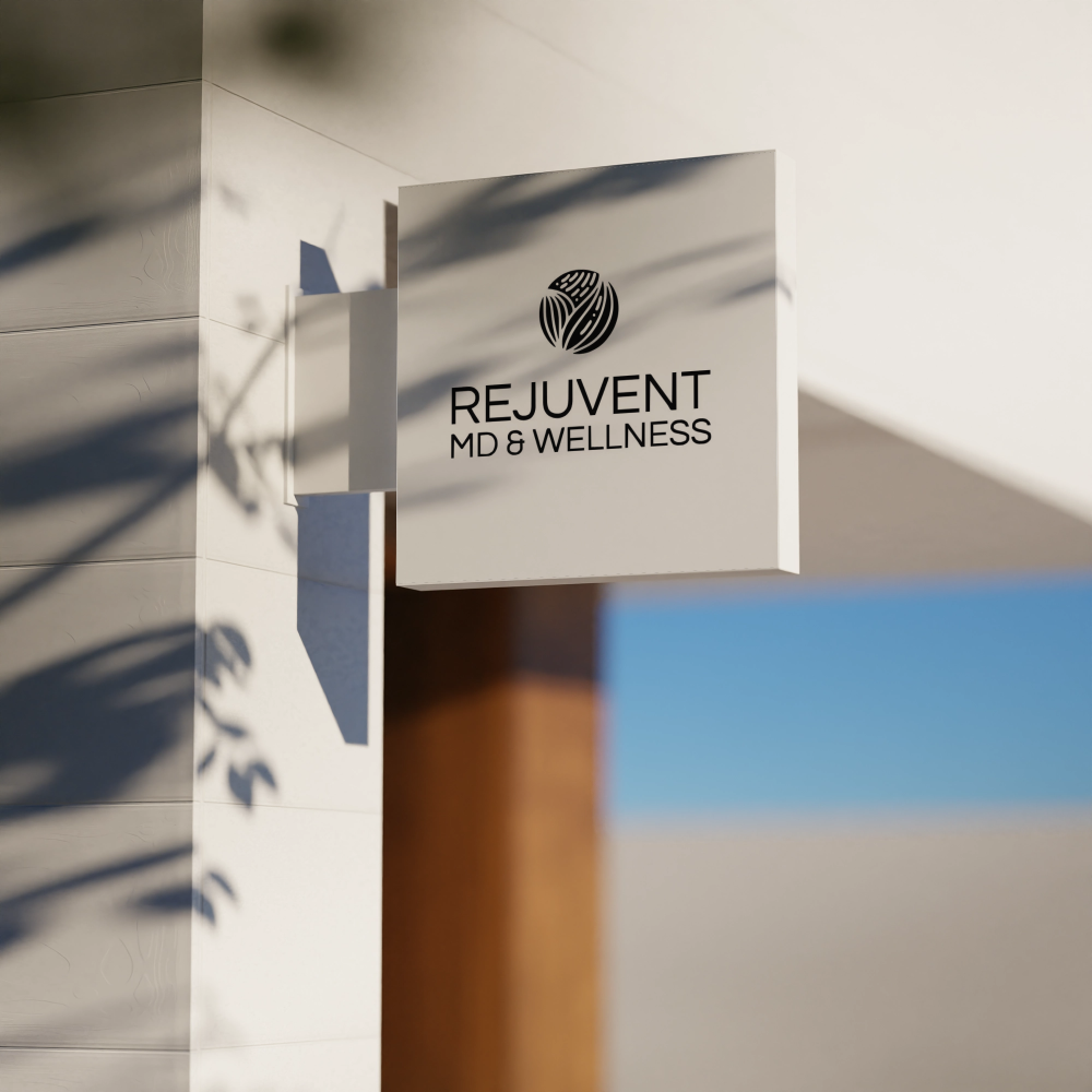 Rejuvent MD & Wellness branding por vmo creative studio