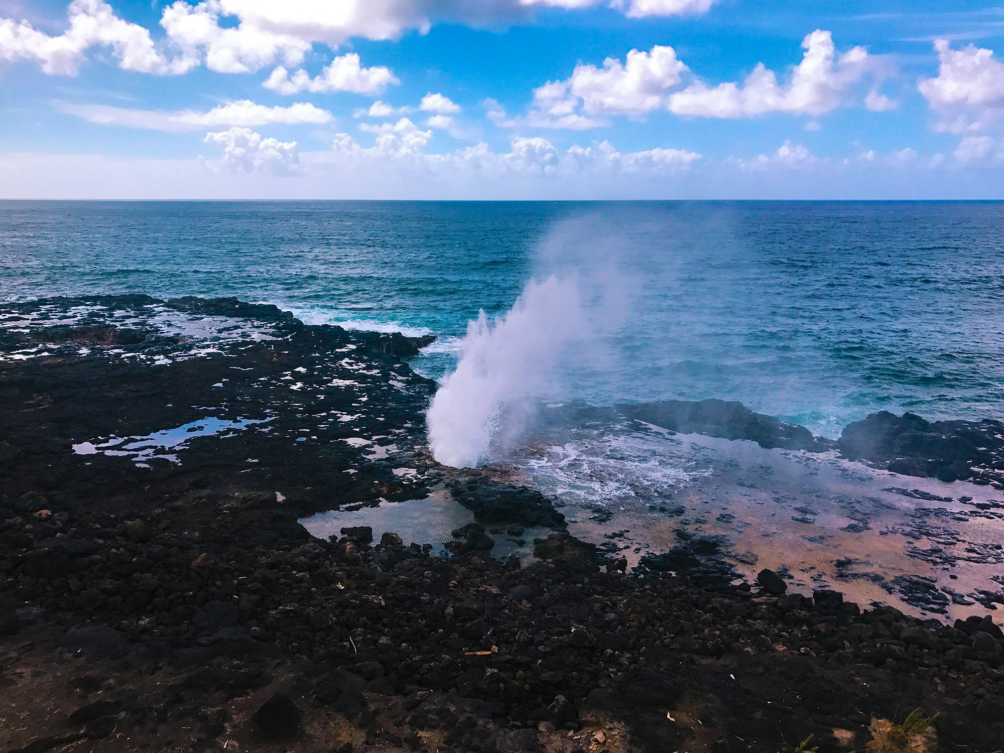 Coastline near Spouting Horn, Poipu