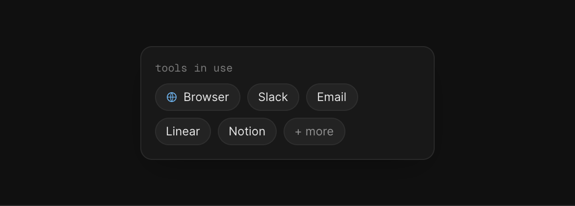 Agent working beyond the codebase