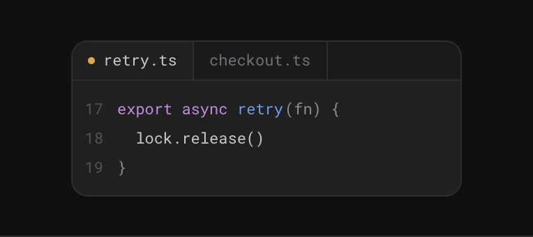 IDE connected to the agent filesystem