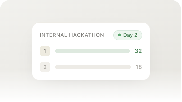 Company Hackathons partner mockup
