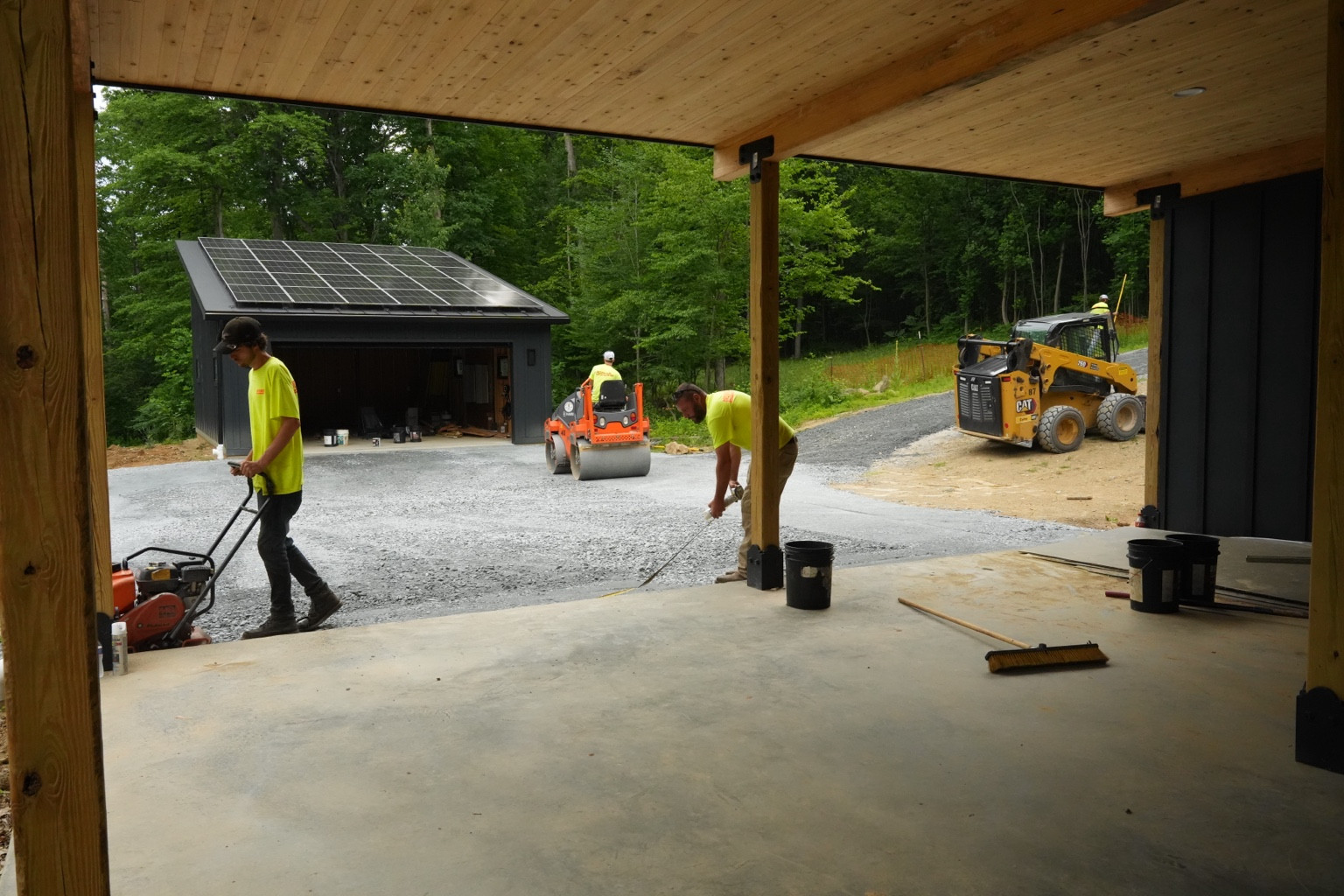 Construction site overview