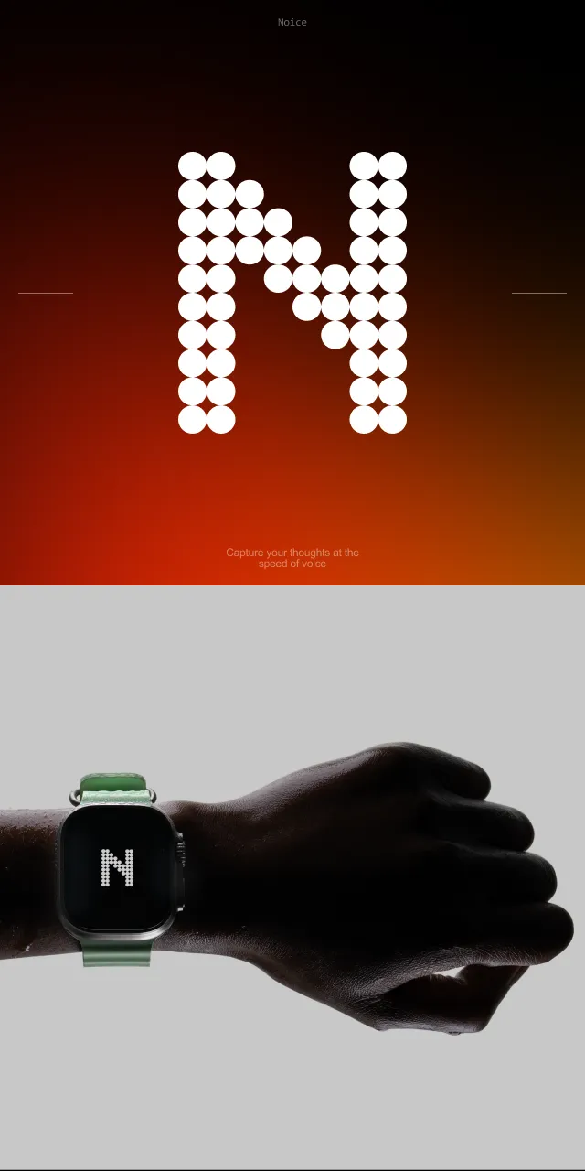 Noice website design
