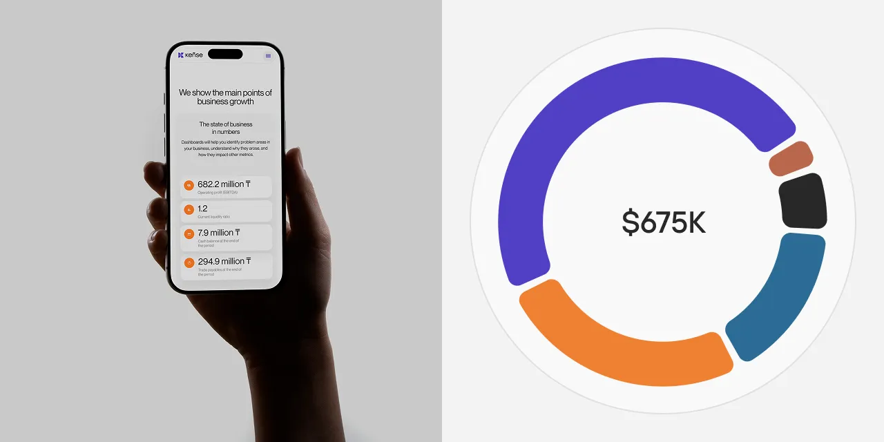Kense App website design