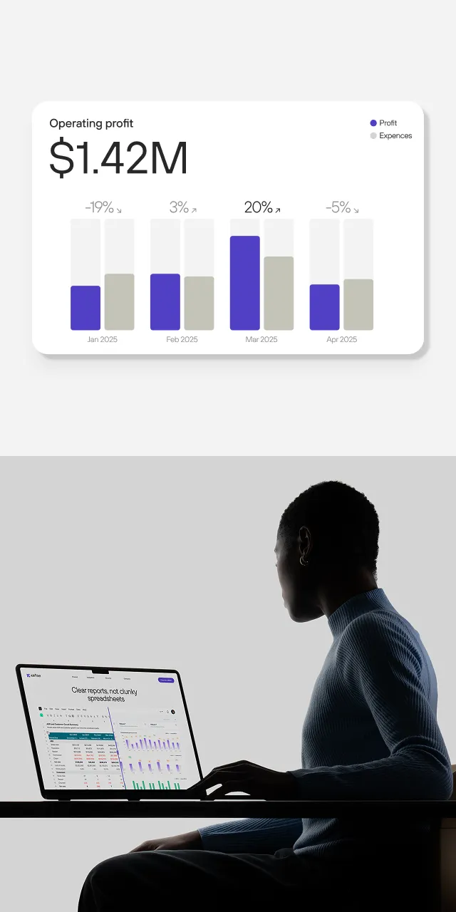 Kense App website design