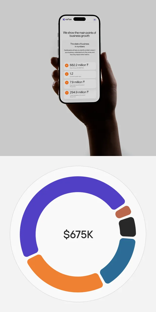 Kense App website design