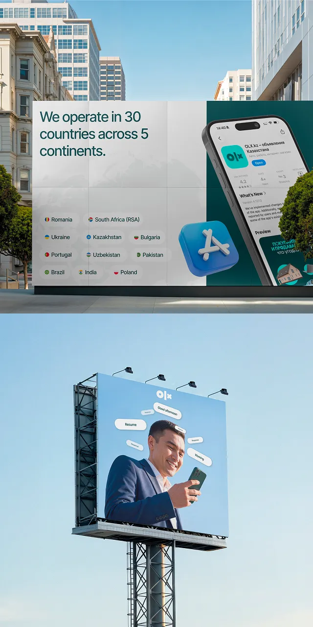 OLX Group website design