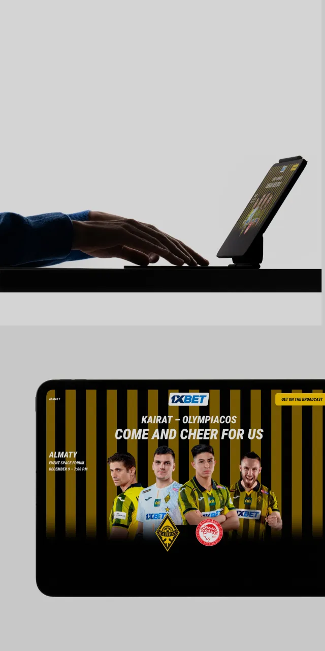 1XBET website design