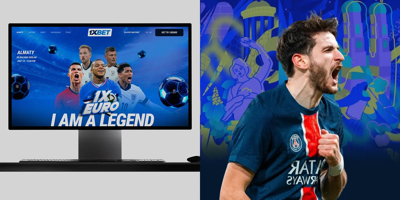1XBET website design