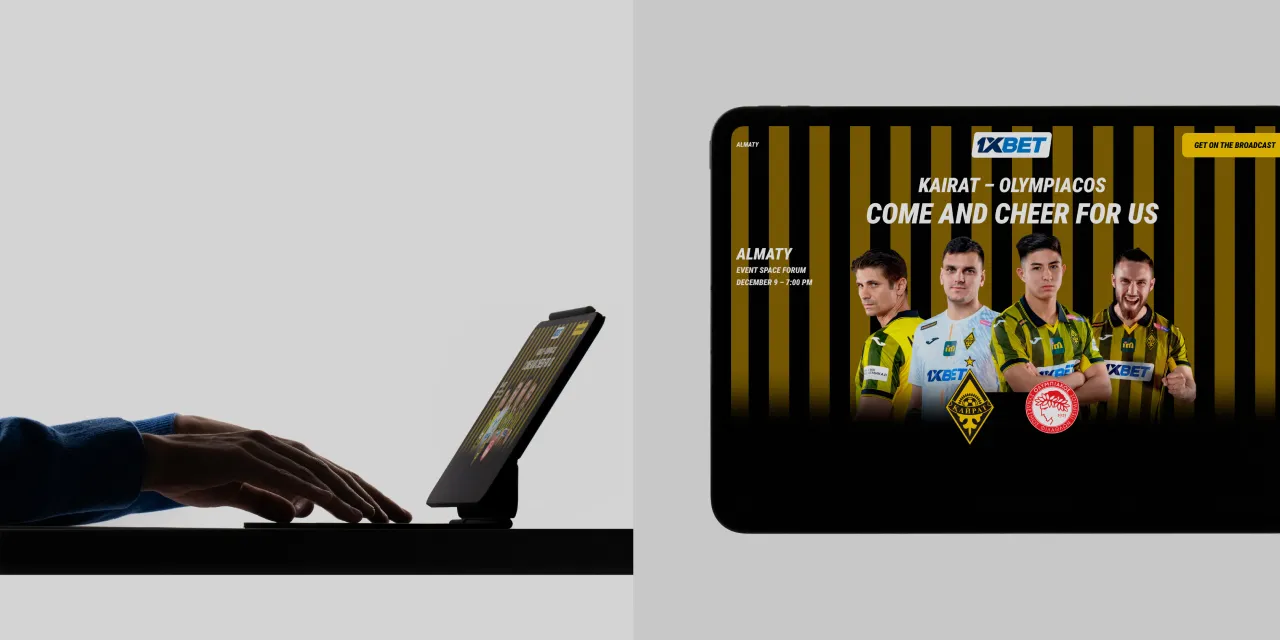 1XBET website design