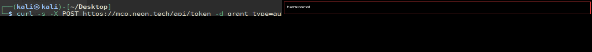Code exchanged for tokens