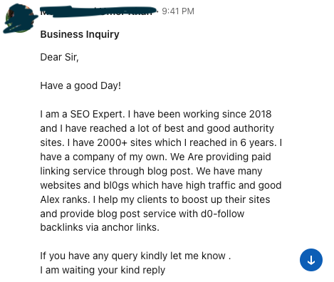 how not to do outreach