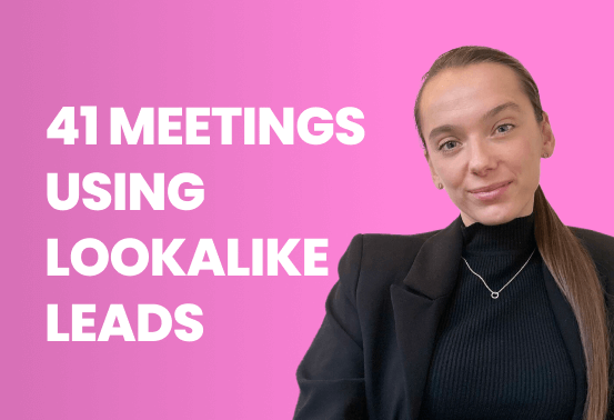 41 meetings booked with lookalike company search