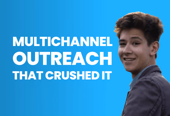Use multichannel outbound to hit a 60% reply rate