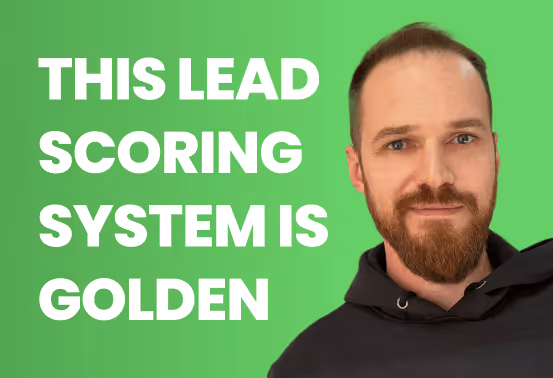 This lead scoring system doubled our conversion rate