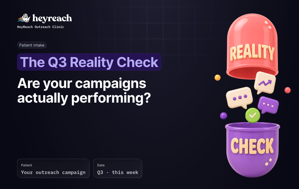 LinkedIn outreach benchmarks (2025–2026)