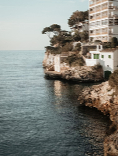 Eine mallorquinische Bucht.