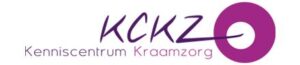 Logo van KCKZ Kennscentrum Kraamzorg met paarse cirkel en tekst.