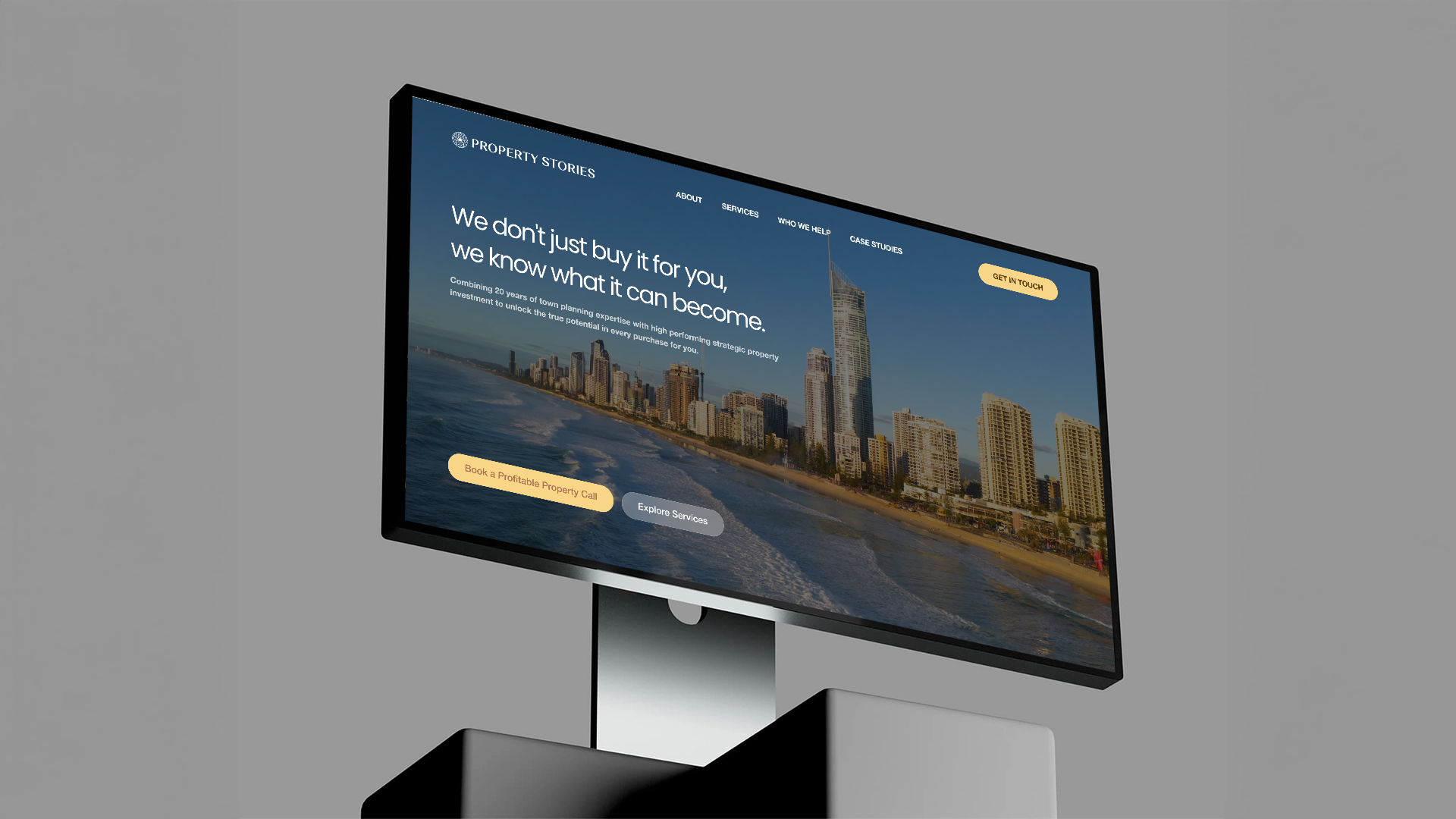 InGenius Home page hero section designs