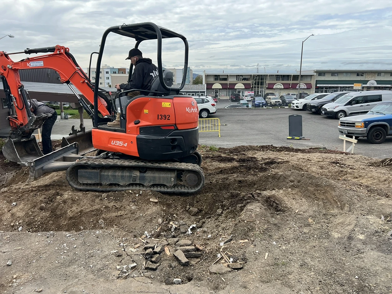 Site Prep and Demolition in Des Moines, WA Before 5