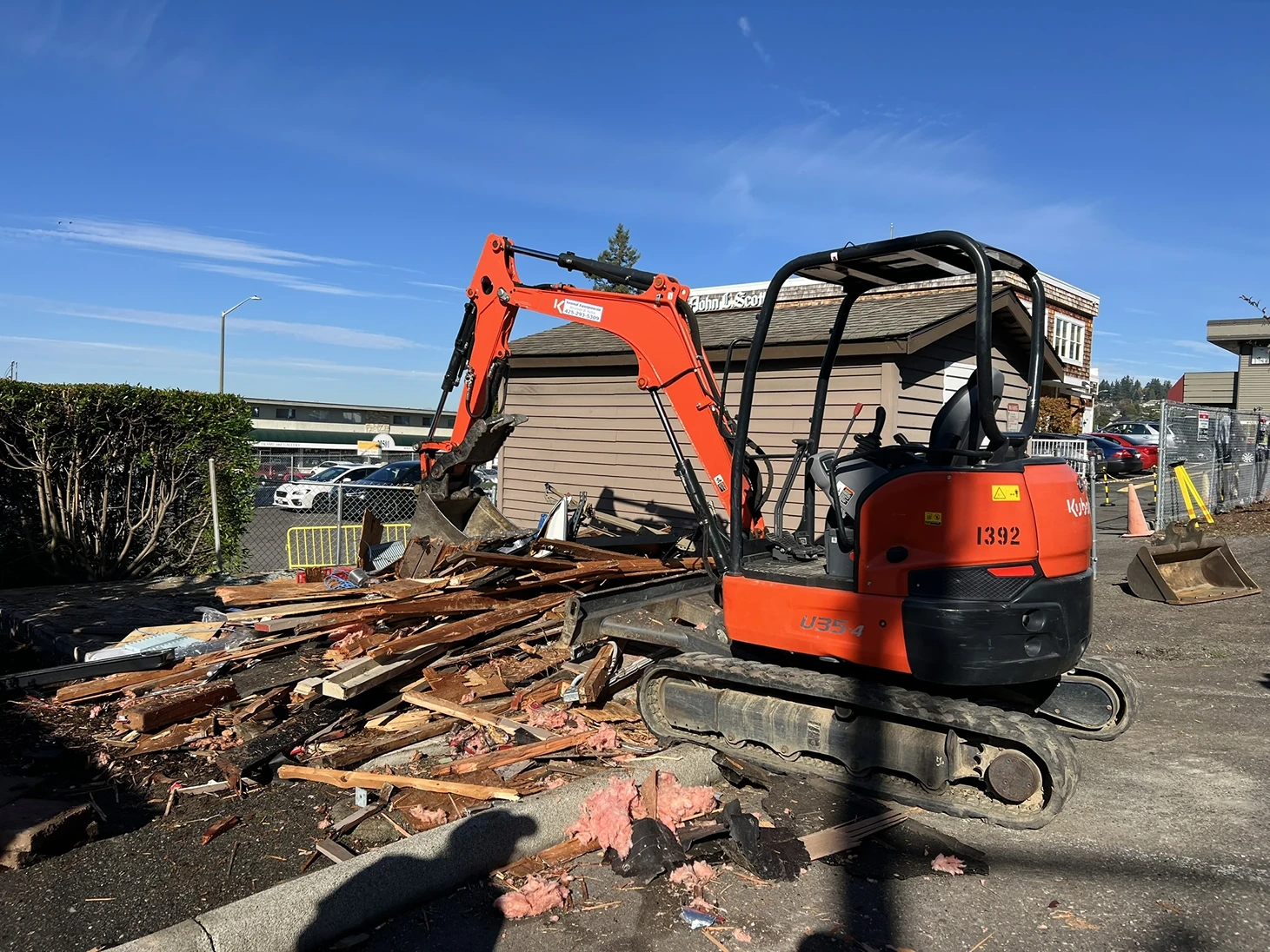 Site Prep and Demolition in Des Moines, WA Before 2