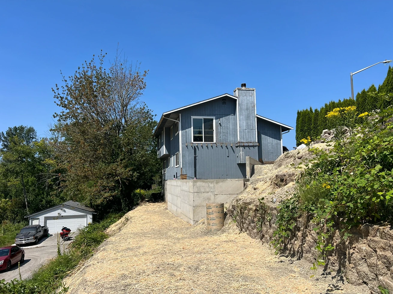 Preparing a Slope for New Construction in Des Moines, WA Main Image