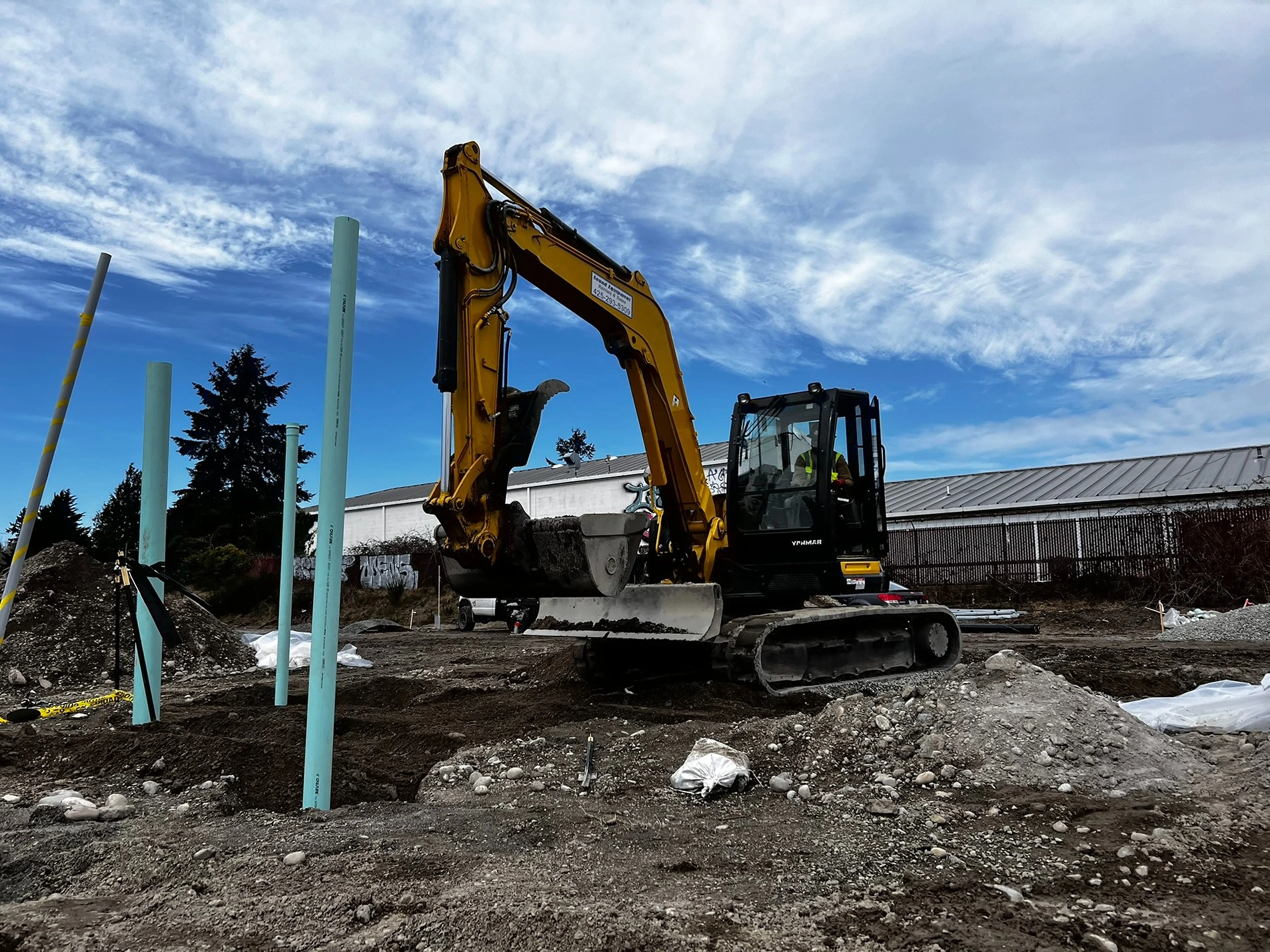 Site Infrastructure for a Tiny House Village in Seattle, WA Before