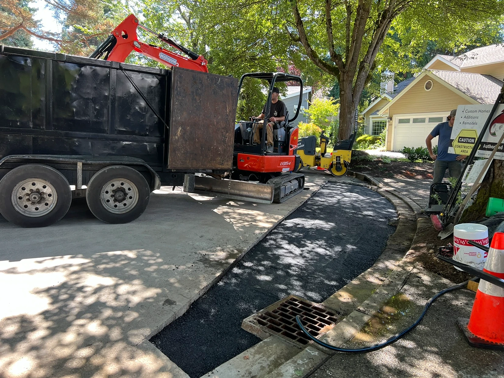 Relocating Drainage Infrastructure in Kirkland, WA Before