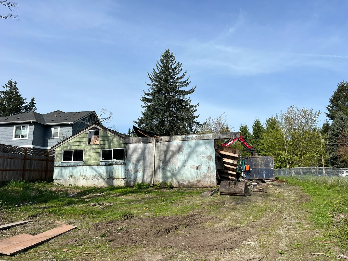 Full Site Demolition and Cleanup in Redmond, WA Before 1