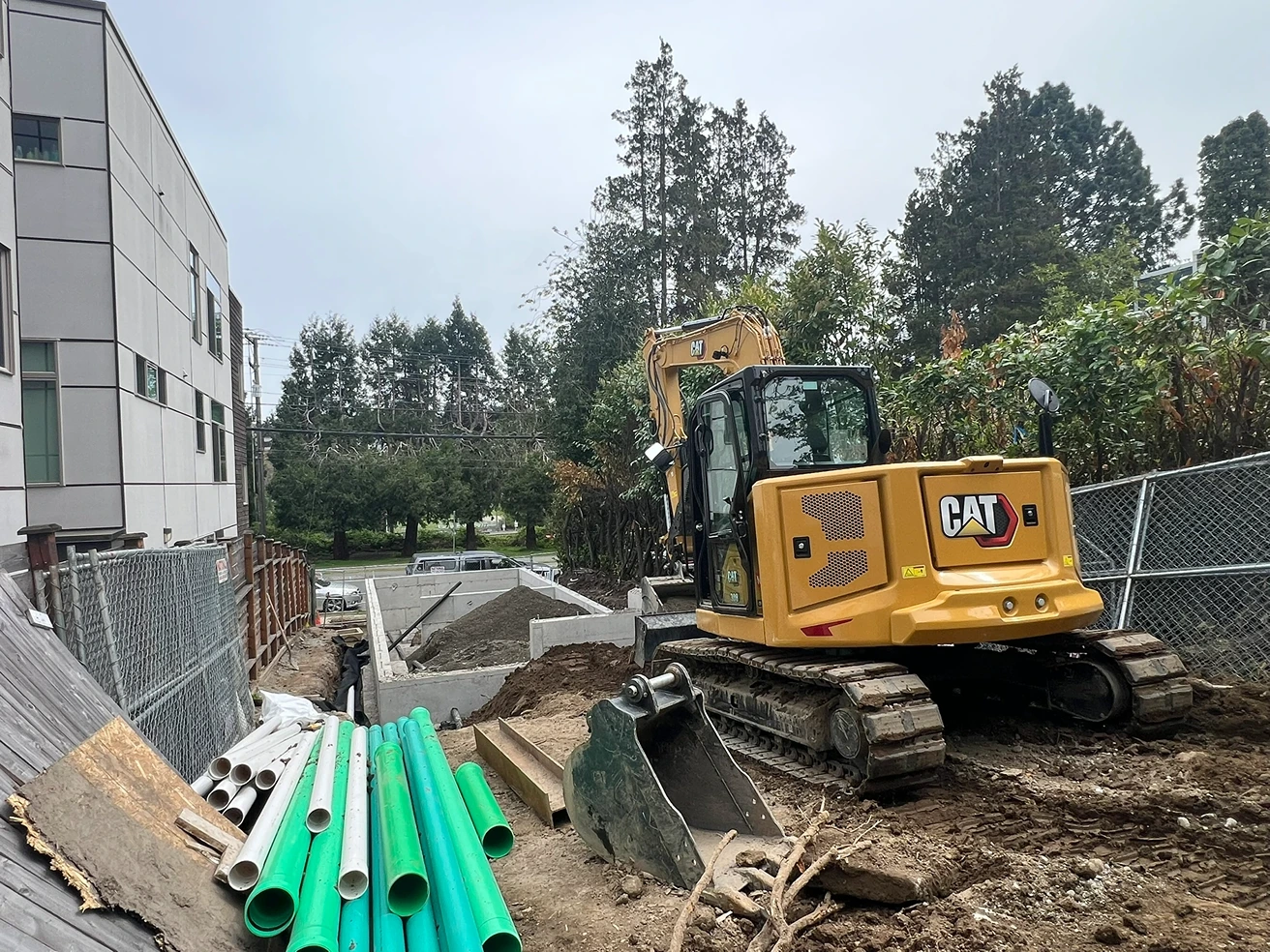 Full Site Prep for a New Development in Seattle, WA Before 23