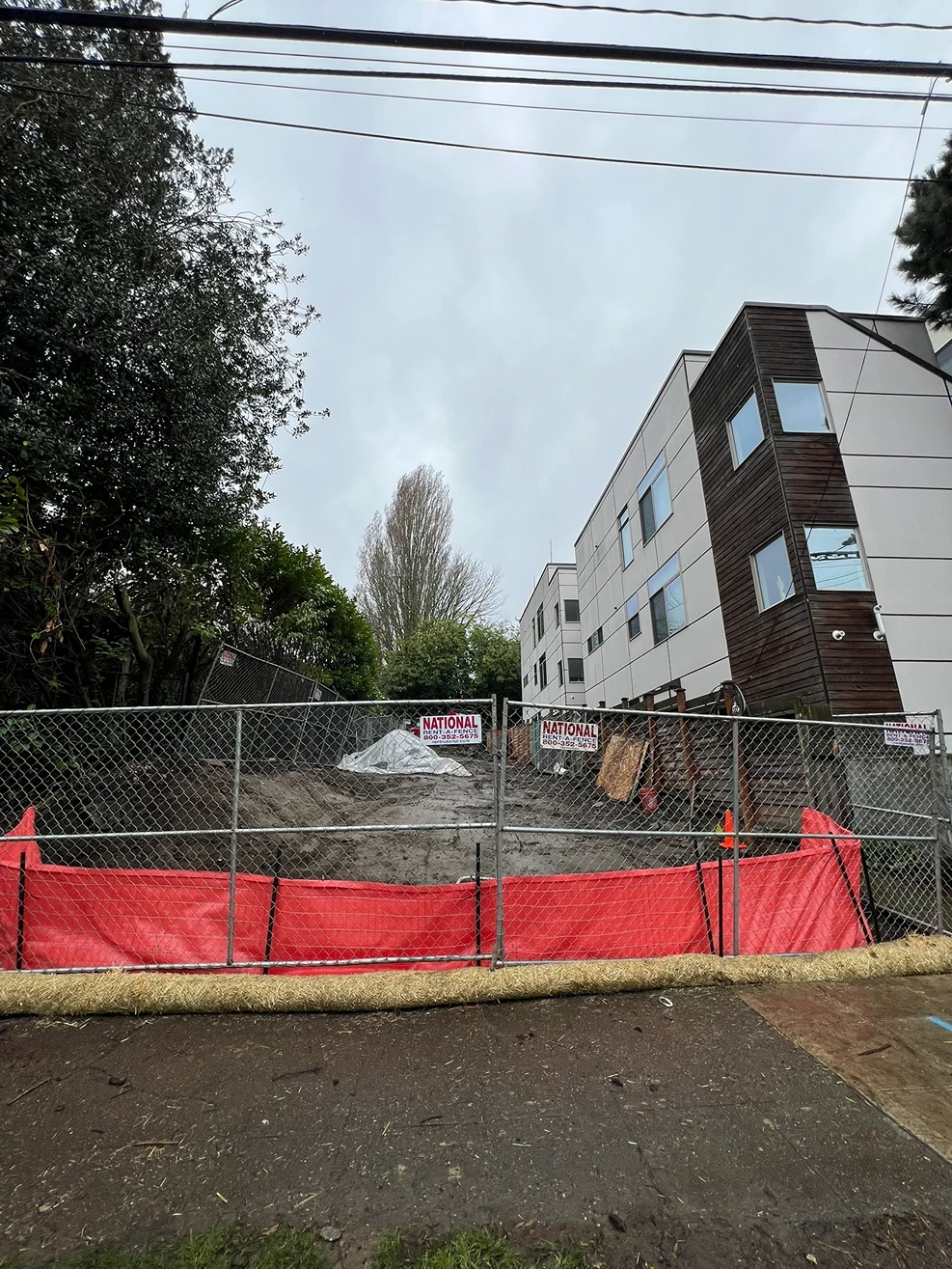 Full Site Prep for a New Development in Seattle, WA Before 19
