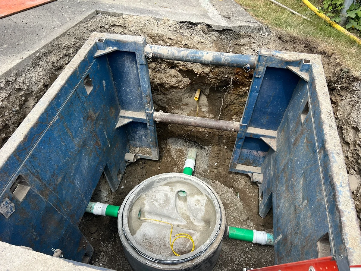Sewer Cleanout and Manhole Installation in Maple Valley, WA Before Image 12