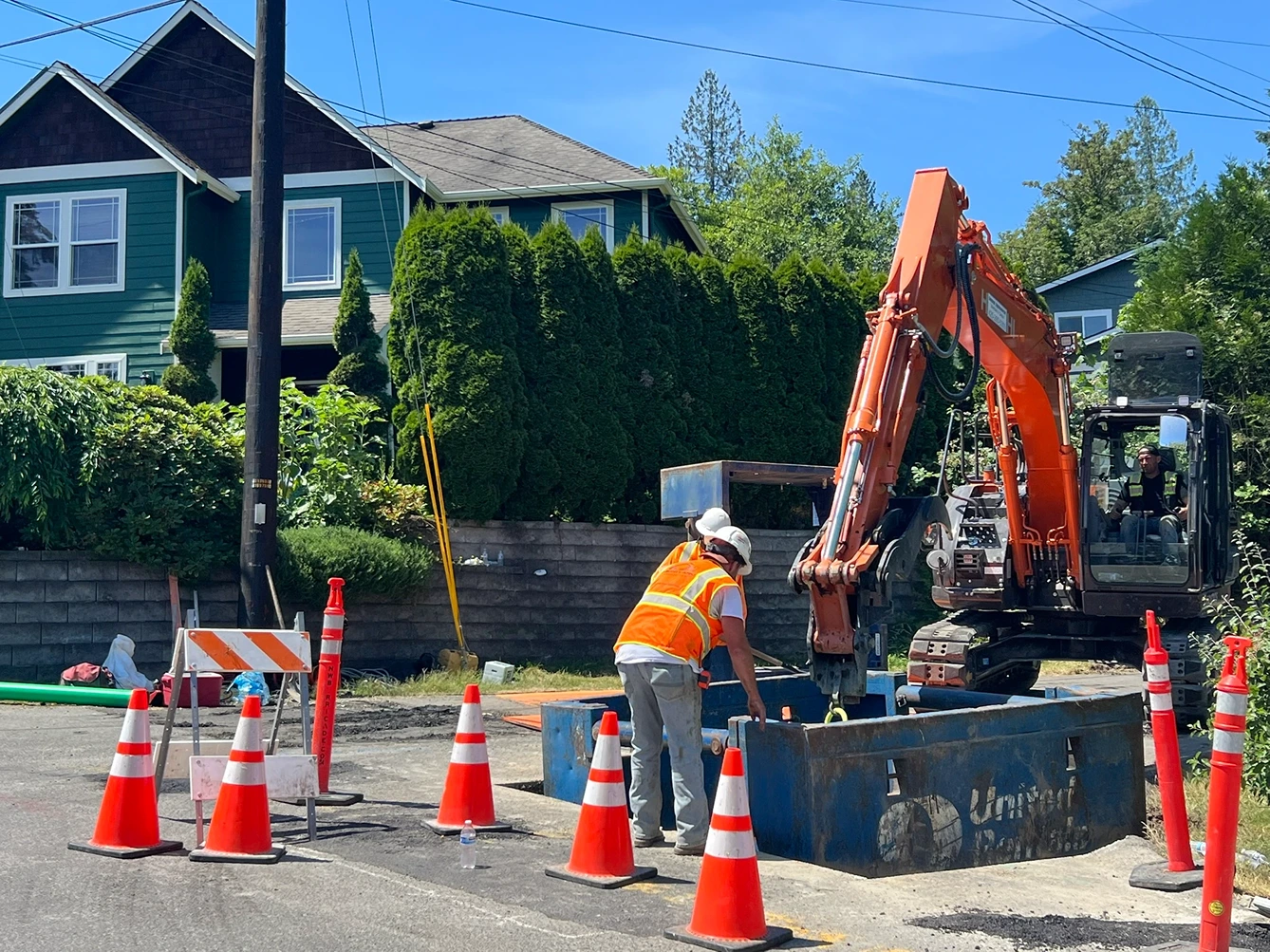 Sewer Cleanout and Manhole Installation in Maple Valley, WA After Image