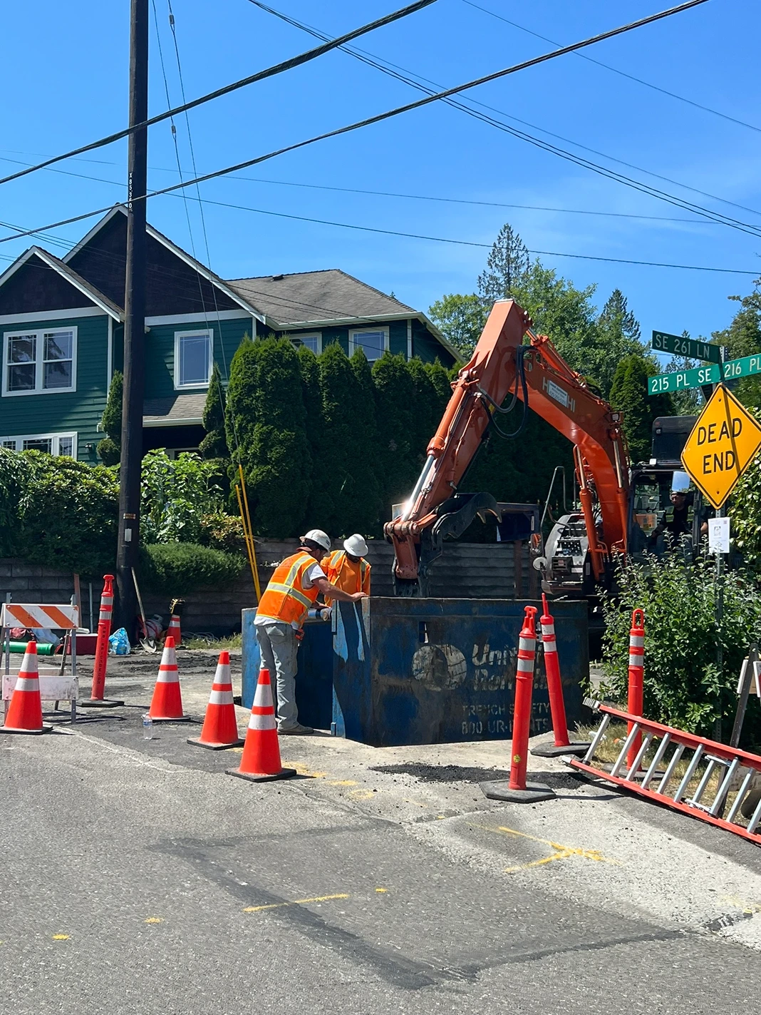 Sewer Cleanout and Manhole Installation in Maple Valley, WA Before Image 8