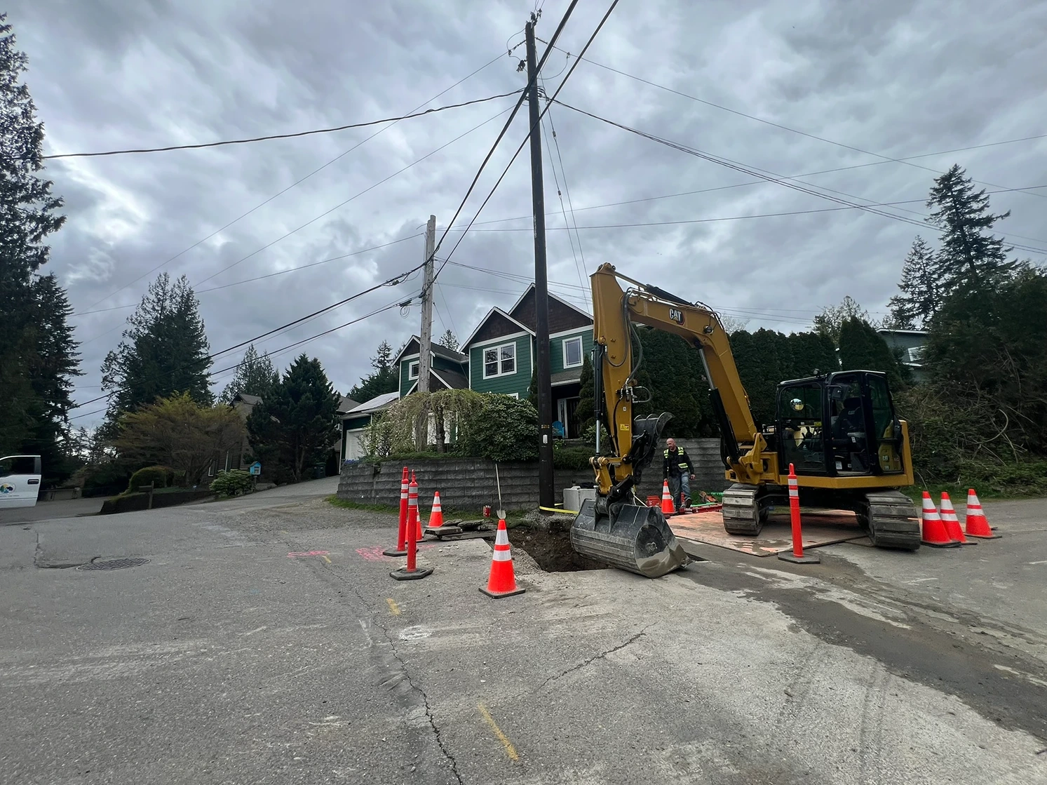 Sewer Cleanout and Manhole Installation in Maple Valley, WA Before Image 3