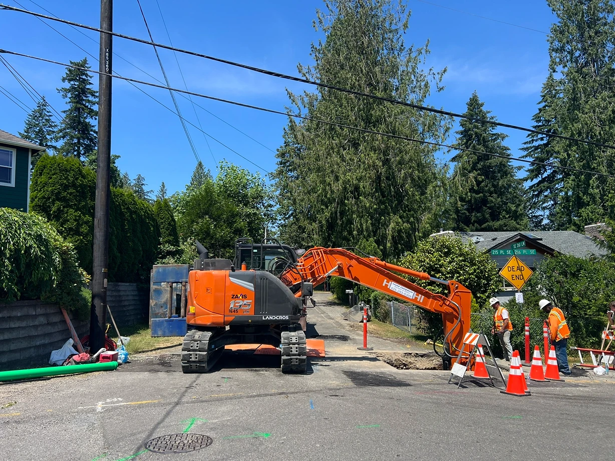 Sewer Cleanout and Manhole Installation in Maple Valley, WA Before Image 5