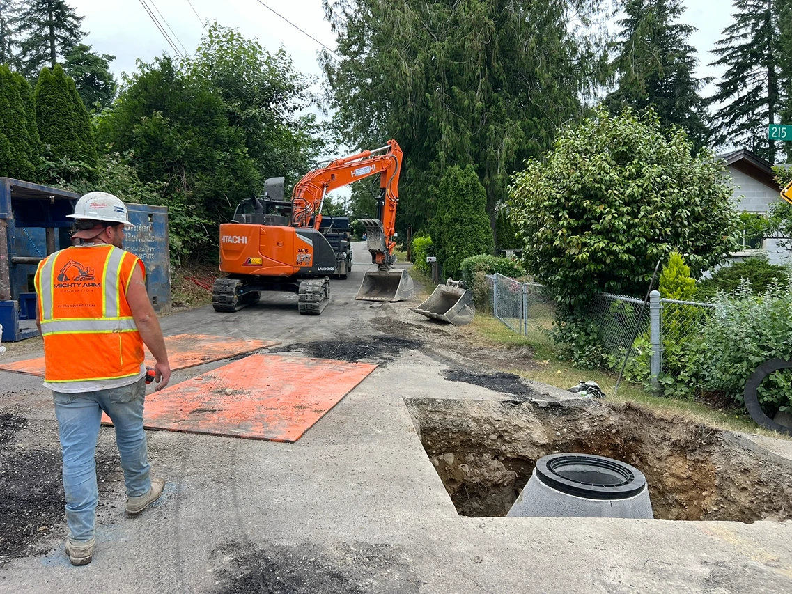 Sewer Cleanout and Manhole Installation in Maple Valley, WA After Image 6