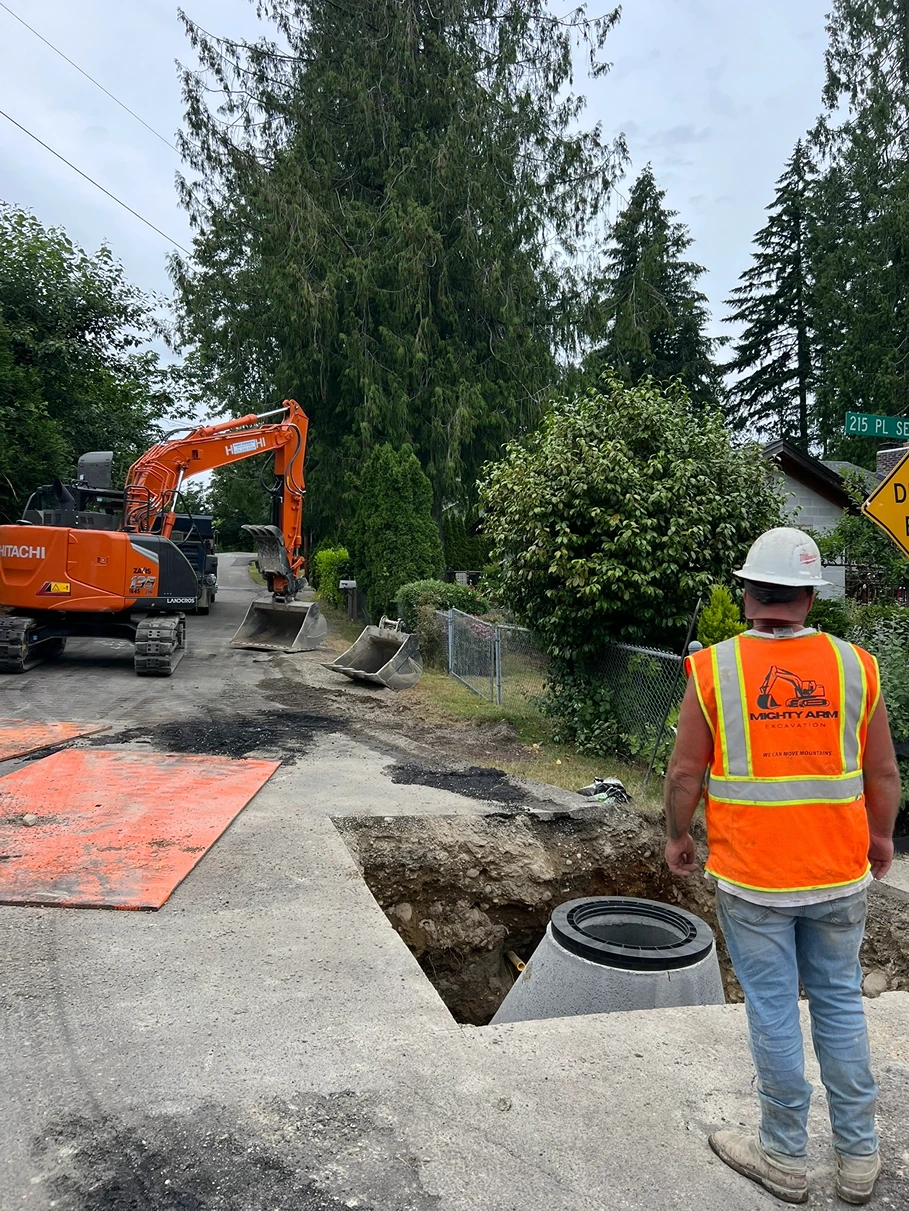 Sewer Cleanout and Manhole Installation in Maple Valley, WA After Image 5