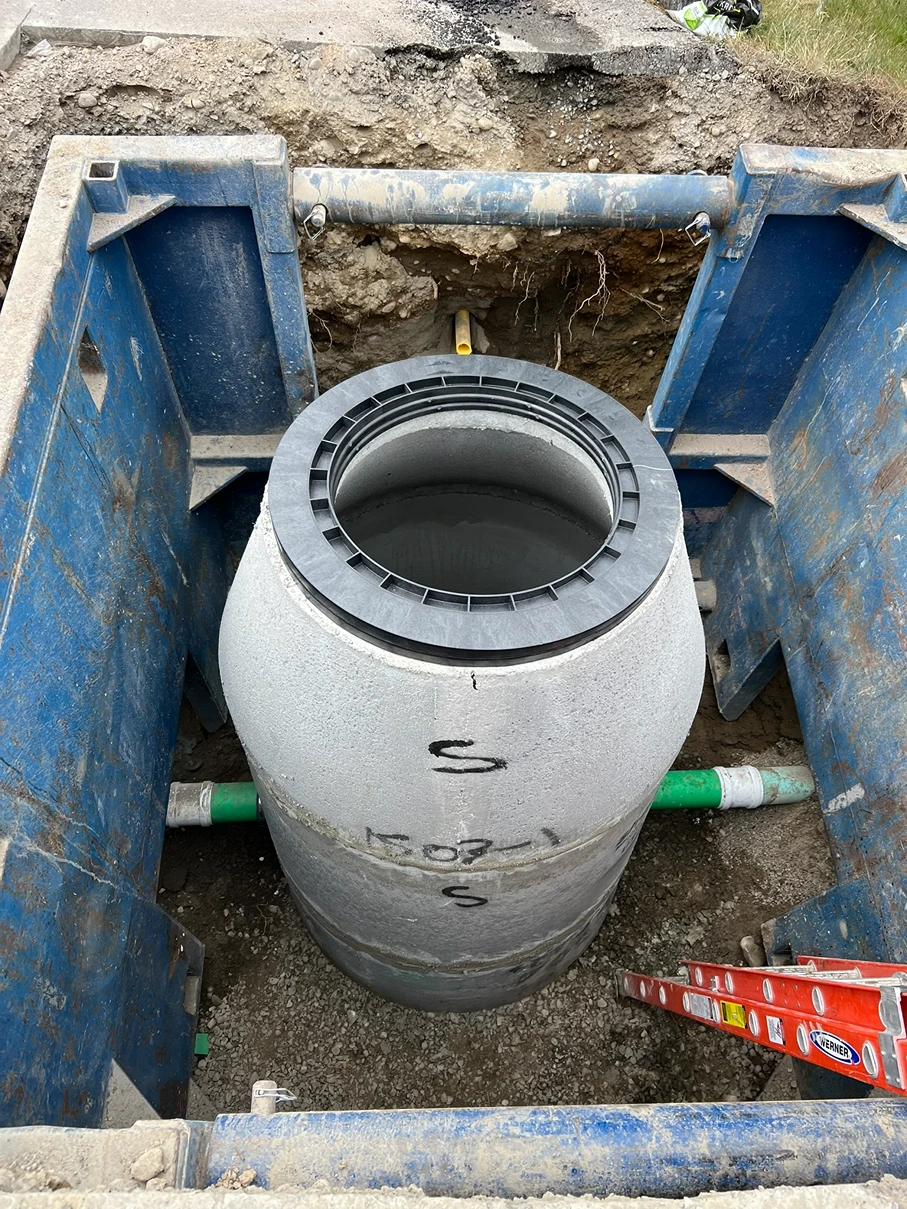 Sewer Cleanout and Manhole Installation in Maple Valley, WA After Image 2